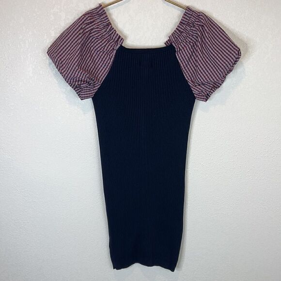 NWT Anthropologie Maeve Puff-Sleeved Mini Dress Small - Picture 7 of 14